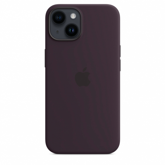 Apple iPhone 14 Silicone Case with MagSafe - Elderberry (SEASONAL 2022 Fall) [3]
