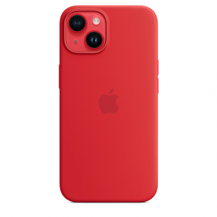 Apple iPhone 14 Silicone Case with MagSafe - (PRODUCT)RED [2]