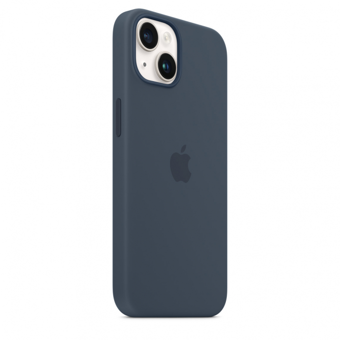 Apple iPhone 14 Silicone Case with MagSafe - Storm Blue [2]