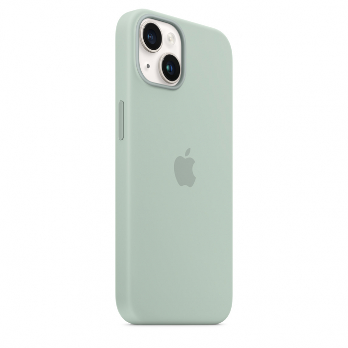 Apple iPhone 14 Silicone Case with MagSafe - Succulent (SEASONAL 2022 Fall) [5]