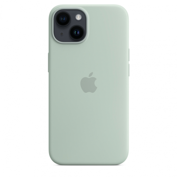 Apple iPhone 14 Silicone Case with MagSafe - Succulent (SEASONAL 2022 Fall) [4]