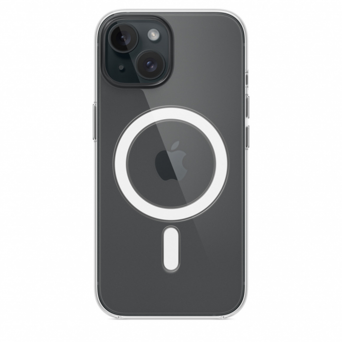Apple iPhone 15 Clear Case w MagSafe [5]