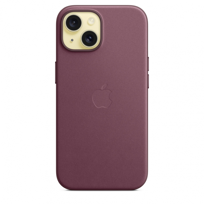 Apple iPhone 15 FineWoven Case w MagSafe - Mulberry [2]