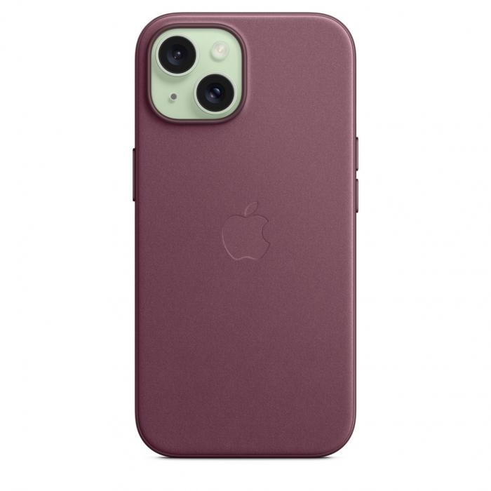 Apple iPhone 15 FineWoven Case w MagSafe - Mulberry [3]