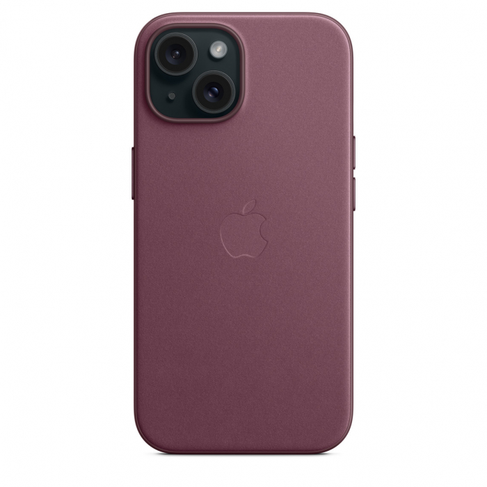 Apple iPhone 15 FineWoven Case w MagSafe - Mulberry [6]