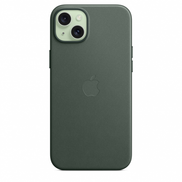 Apple iPhone 15 Plus FineWoven Case w MagSafe - Evergreen [2]