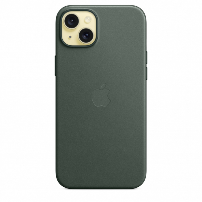 Apple iPhone 15 Plus FineWoven Case w MagSafe - Evergreen [5]