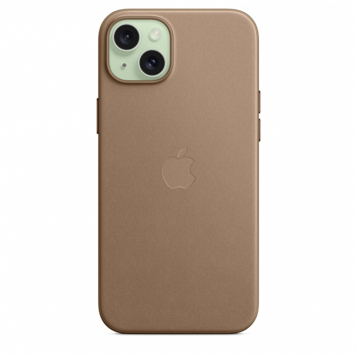 Apple iPhone 15 Plus FineWoven Case w MagSafe - Taupe [2]