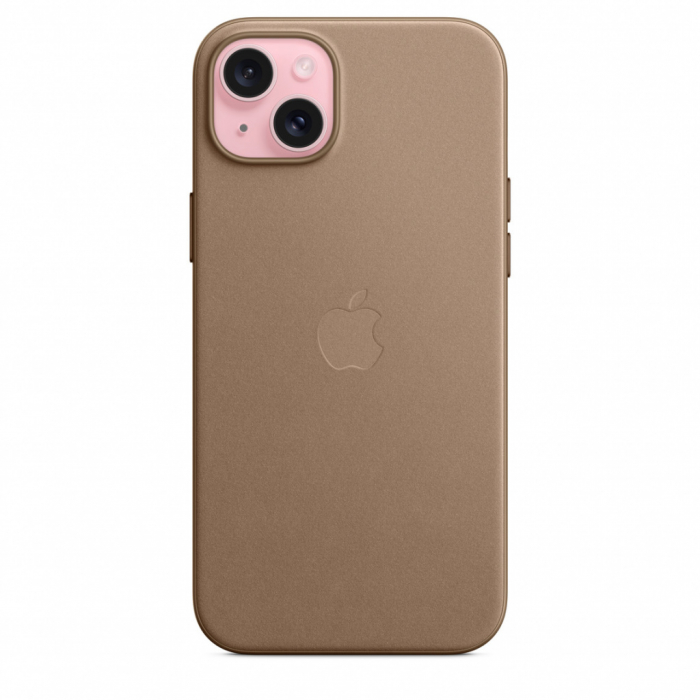 Apple iPhone 15 Plus FineWoven Case w MagSafe - Taupe [4]