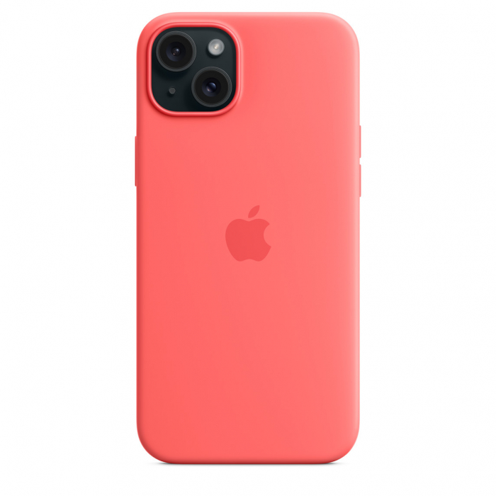 Apple iPhone 15 Plus Silicone Case w MagSafe - Guava [4]