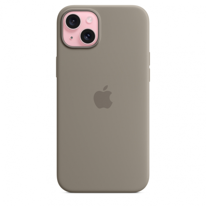 Apple iPhone 15 Plus Silicone Case with MagSafe - Clay [5]