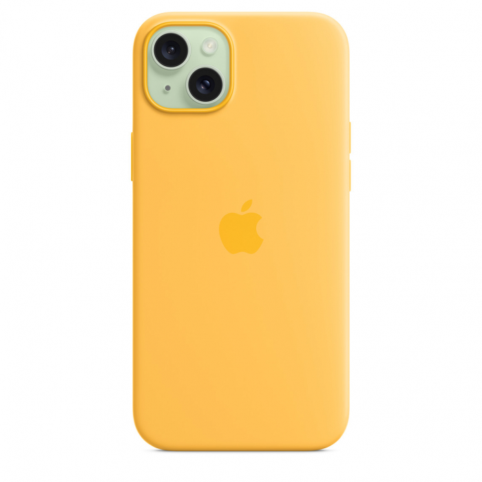 Apple iPhone 15 Plus Silicone Case with MagSafe - Sunshine [2]