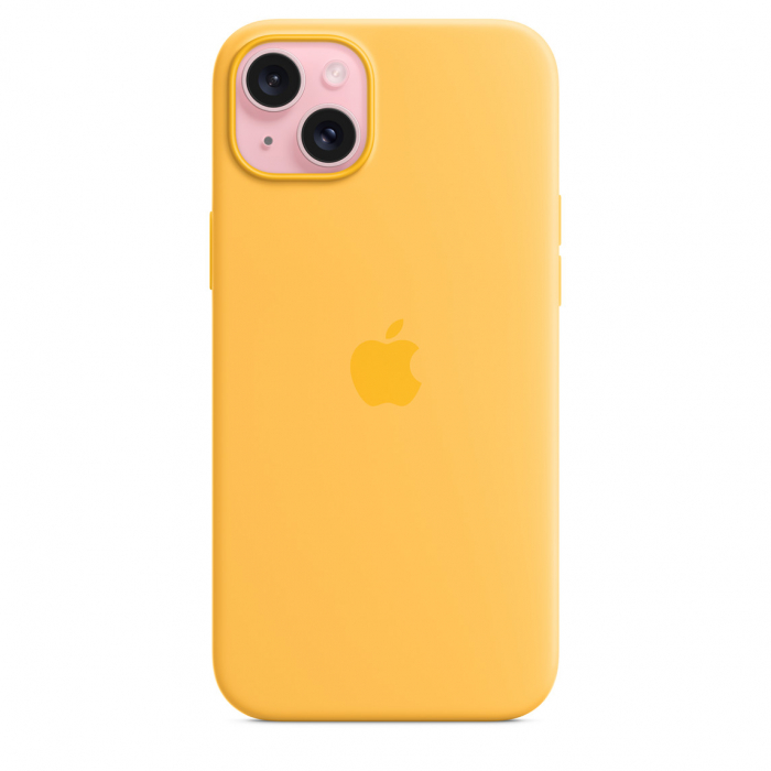 Apple iPhone 15 Plus Silicone Case with MagSafe - Sunshine [3]