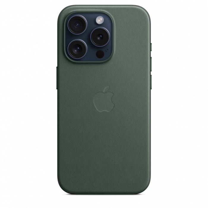 Apple iPhone 15 Pro FineWoven Case w MagSafe - Evergreen [2]