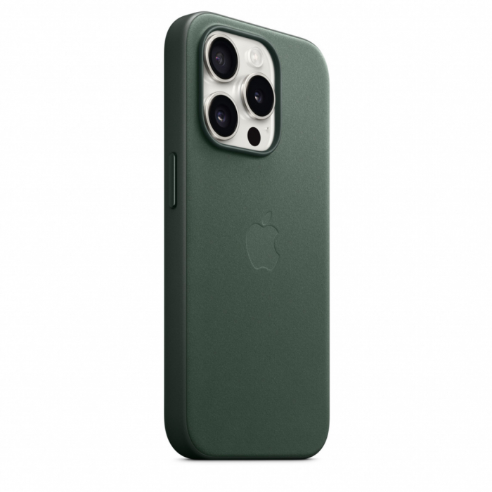 Apple iPhone 15 Pro FineWoven Case w MagSafe - Evergreen [5]