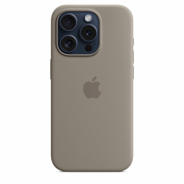 Apple iPhone 15 Pro Silicone Case w MagSafe - Clay [2]