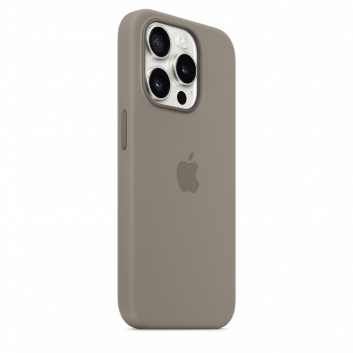 Apple iPhone 15 Pro Silicone Case w MagSafe - Clay [5]