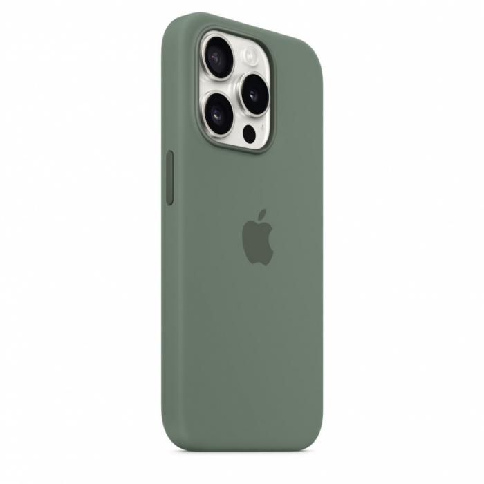 Apple iPhone 15 Pro Silicone Case w MagSafe - Cypress [5]