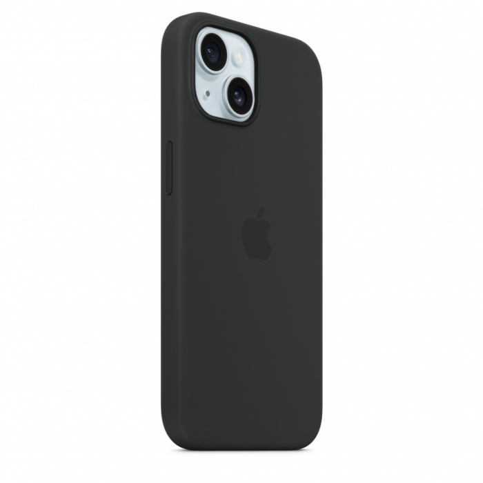 Apple iPhone 15 Silicone Case w MagSafe - Black [6]