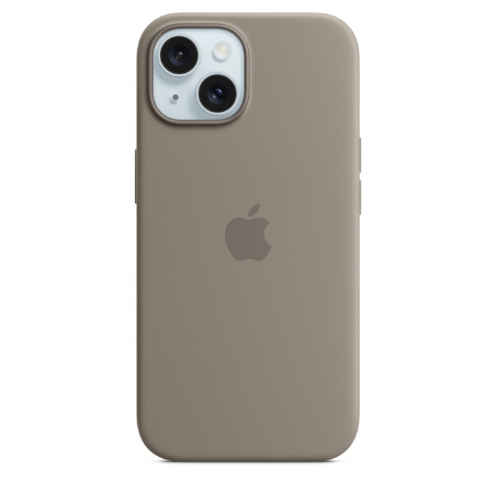 Apple iPhone 15 Silicone Case with MagSafe - Clay [1]