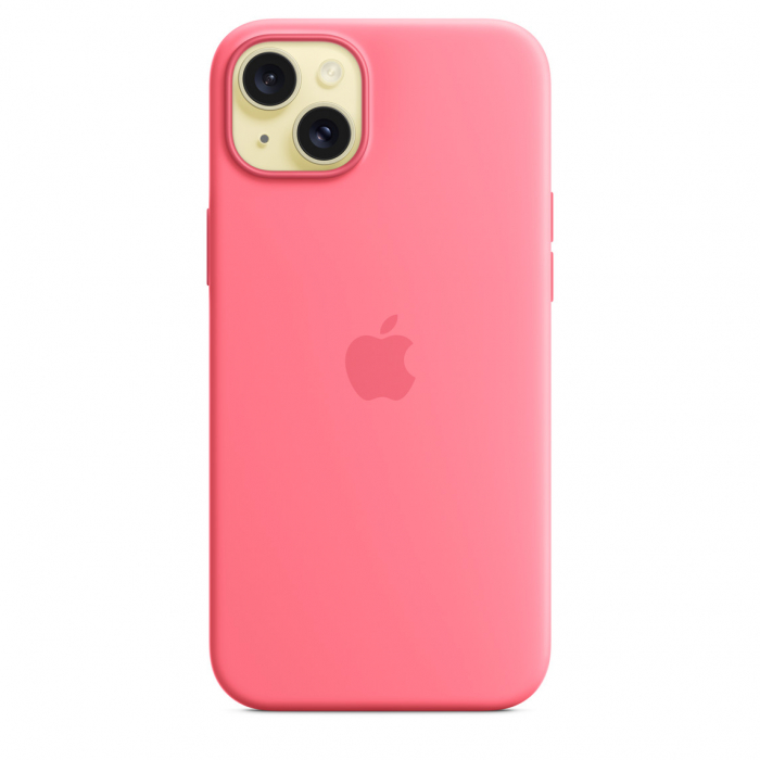 Apple iPhone 15 Silicone Case with MagSafe - Pink [4]