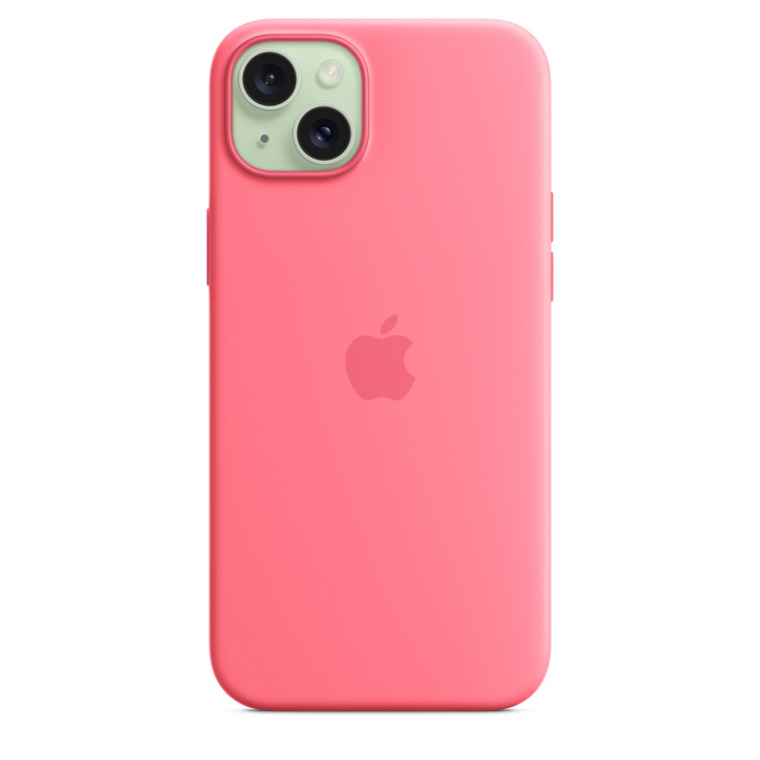 Apple iPhone 15 Silicone Case with MagSafe - Pink [5]
