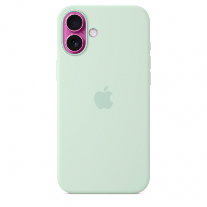 Apple iPhone 16 Plus Silicone Case with MagSafe - Aquamarine (SEASONAL) [5]