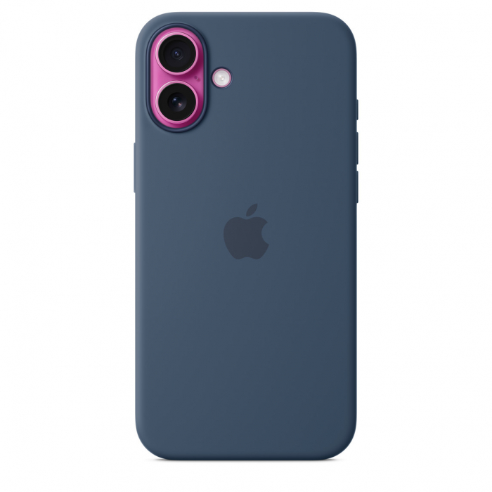 Apple iPhone 16 Plus Silicone Case with MagSafe - Denim [5]