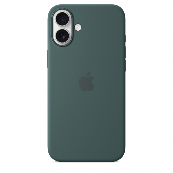 Apple iPhone 16 Plus Silicone Case with MagSafe - Lake Green (Seasonal) [4]