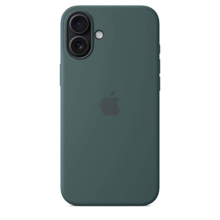 Apple iPhone 16 Plus Silicone Case with MagSafe - Lake Green (Seasonal) [5]