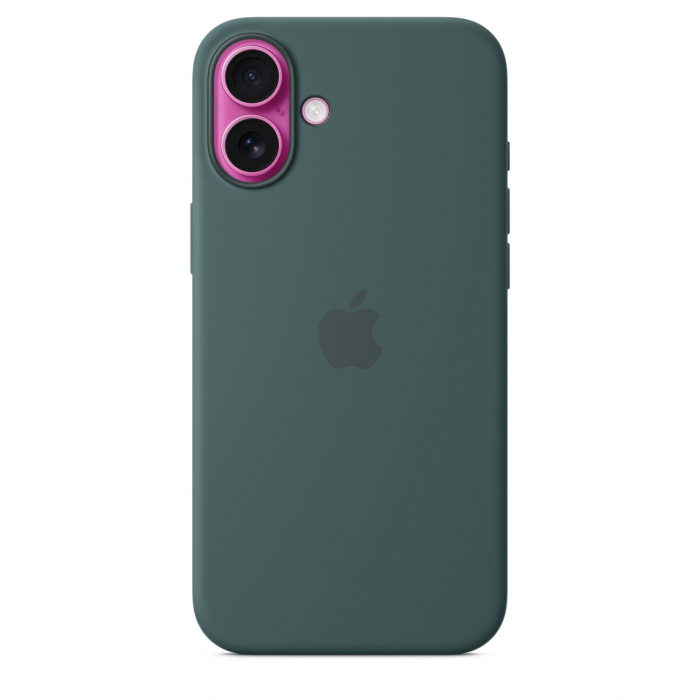 Apple iPhone 16 Plus Silicone Case with MagSafe - Lake Green (Seasonal) [3]