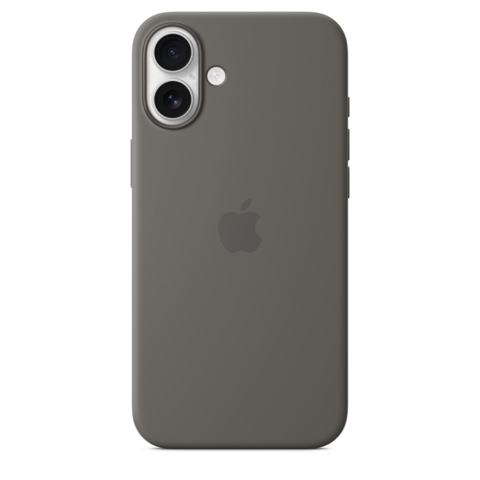 Apple iPhone 16 Plus Silicone Case with MagSafe - Stone Gray [4]