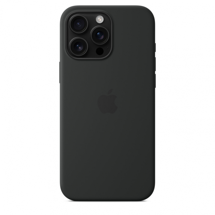 Apple iPhone 16 Pro Max Silicone Case with MagSafe - Black [2]
