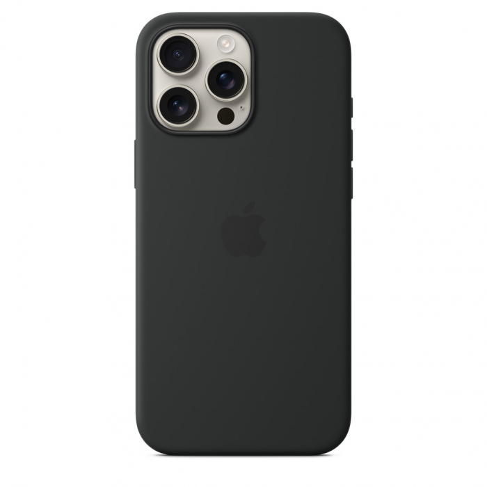 Apple iPhone 16 Pro Max Silicone Case with MagSafe - Black [4]