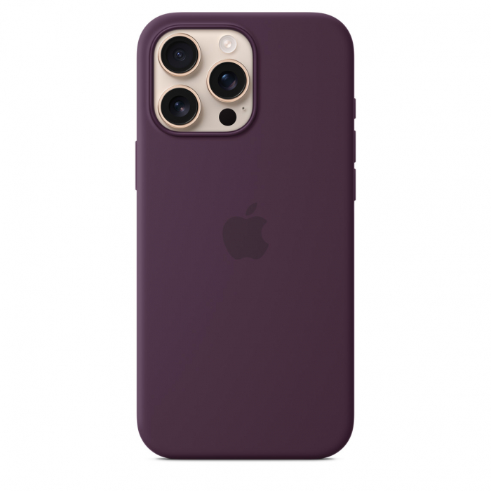Apple iPhone 16 Pro Max Silicone Case with MagSafe - Plum [1]
