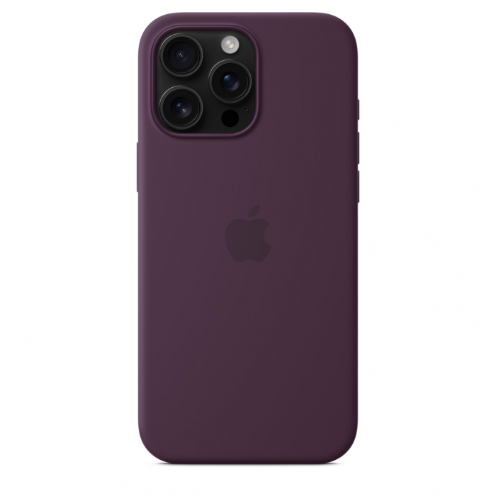 Apple iPhone 16 Pro Max Silicone Case with MagSafe - Plum [2]
