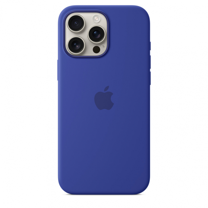 Apple iPhone 16 Pro Max Silicone Case with MagSafe - Ultramarine (Seasonal) [2]