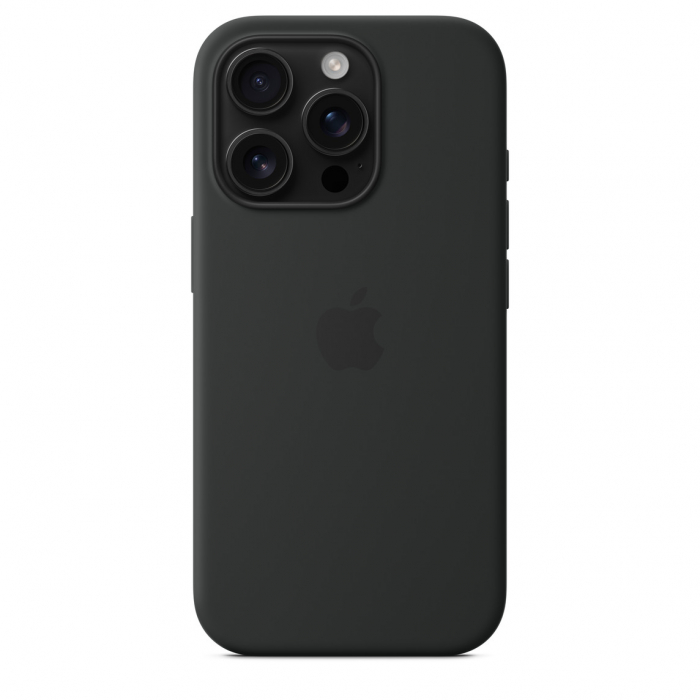 Apple iPhone 16 Pro Silicone Case with MagSafe - Black [5]
