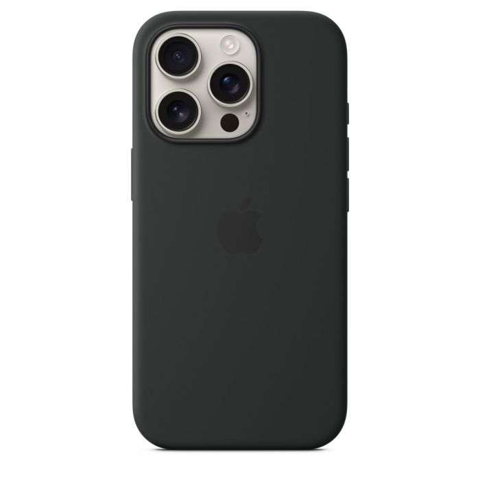 Apple iPhone 16 Pro Silicone Case with MagSafe - Black [4]