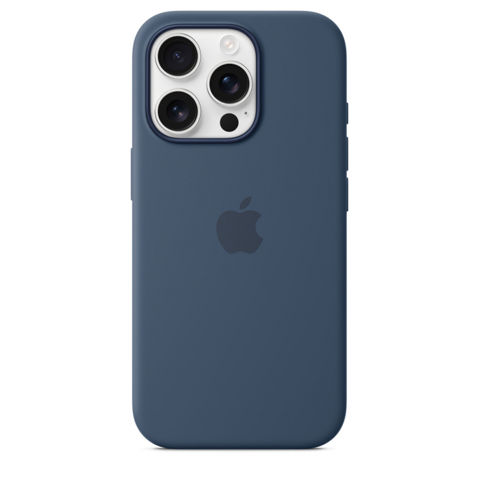 Apple iPhone 16 Pro Silicone Case with MagSafe - Denim [3]