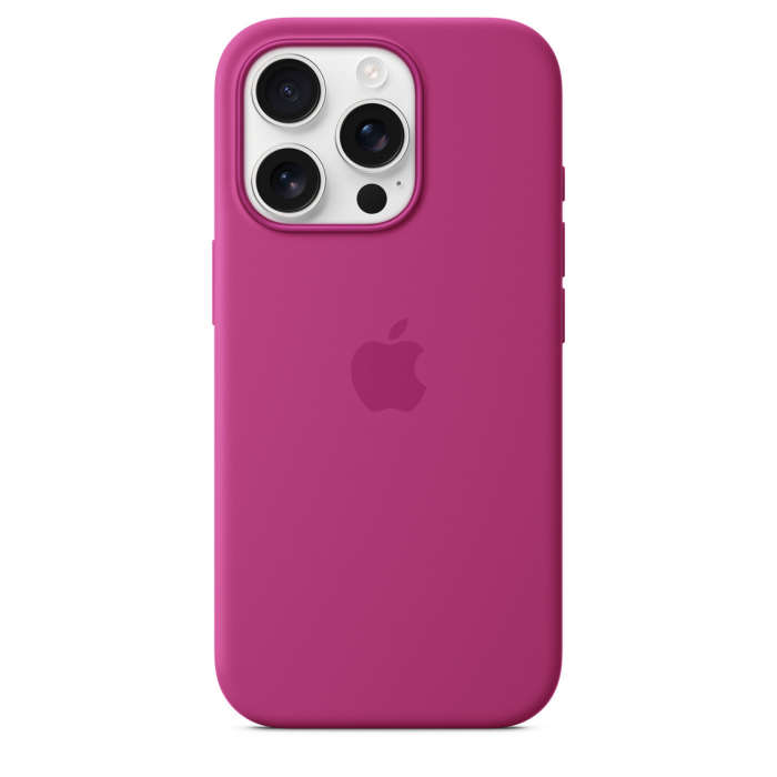 Apple iPhone 16 Pro Silicone Case with MagSafe - Fuchsia (Seasonal) [2]
