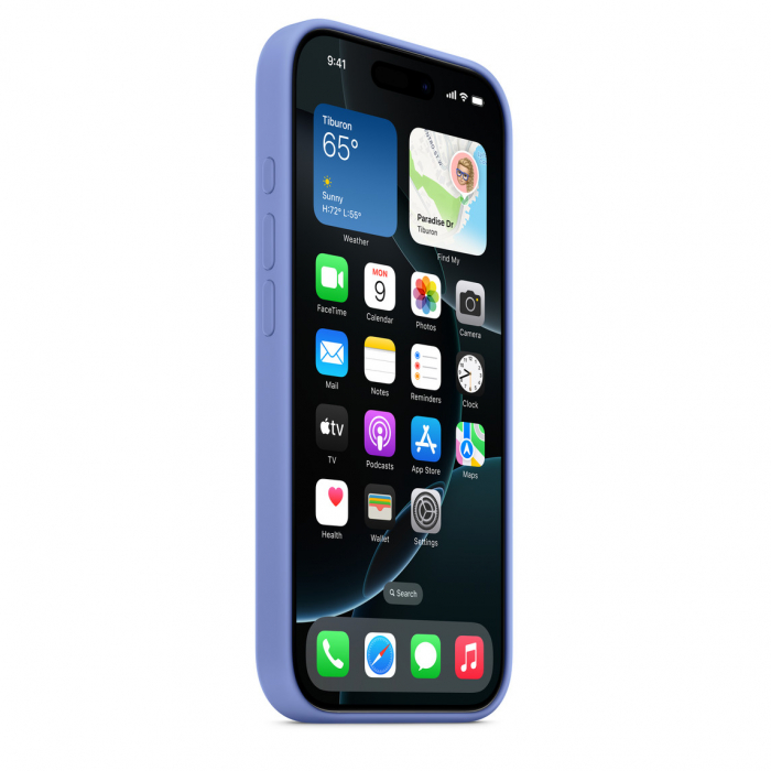 Apple iPhone 16 Pro Silicone Case with MagSafe - Periwinkle (SEASONAL) [2]