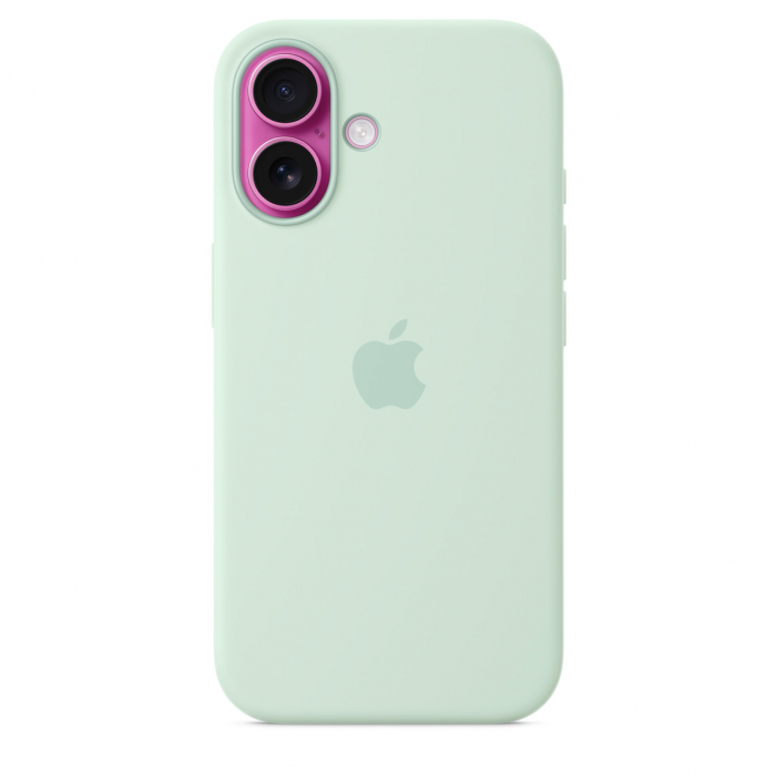 Apple iPhone 16 Silicone Case with MagSafe - Aquamarine (SEASONAL) [6]