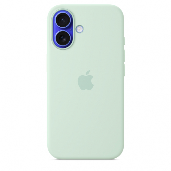 Apple iPhone 16 Silicone Case with MagSafe - Aquamarine (SEASONAL) [4]