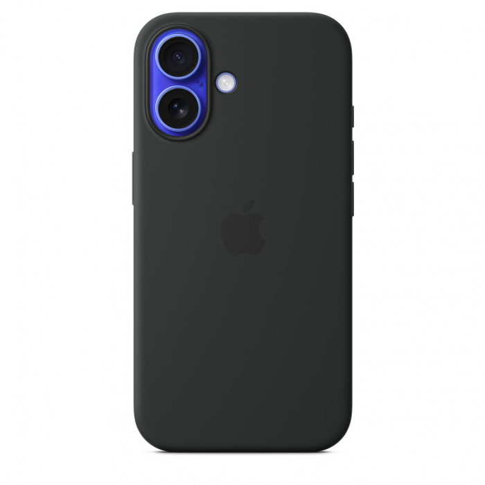 Apple iPhone 16 Silicone Case with MagSafe - Black [1]
