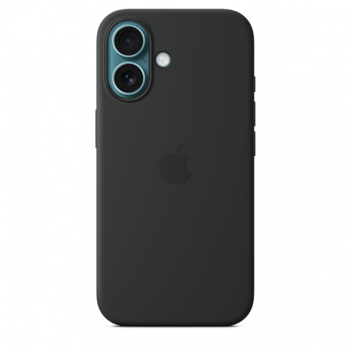 Apple iPhone 16 Silicone Case with MagSafe - Black [2]