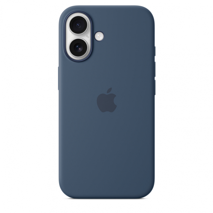 Apple iPhone 16 Silicone Case with MagSafe - Denim [2]