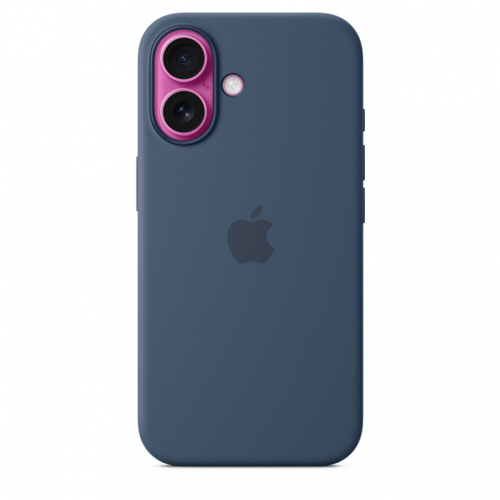 Apple iPhone 16 Silicone Case with MagSafe - Denim [6]