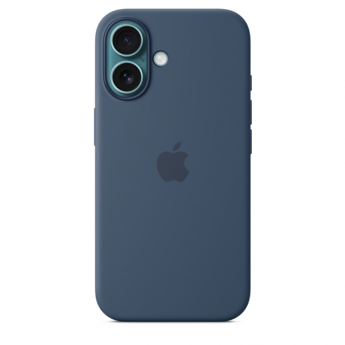 Apple iPhone 16 Silicone Case with MagSafe - Denim [5]