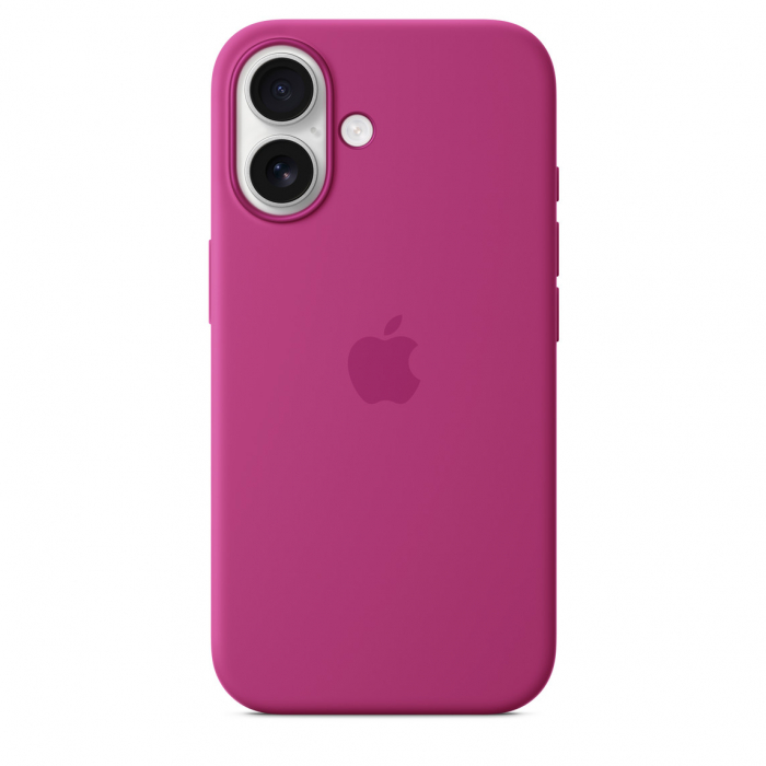 Apple iPhone 16 Silicone Case with MagSafe - Fuchsia (Seasonal) [5]